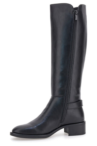 Stivali neri con fibbia laterale e tacco basso Pittarello Capsule BT24260005