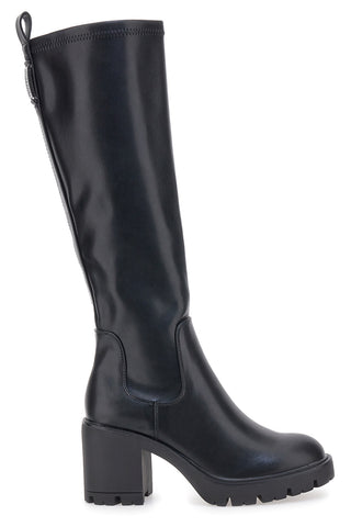 Pittarello Capsule BT24182023B Schwarze Plateaustiefel mit Blockabsatz