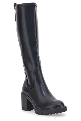 Stivali neri con platform e tacco largo Pittarello Capsule BT24182023B