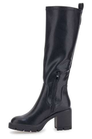 Stivali neri con platform e tacco largo Pittarello Capsule BT24182023B