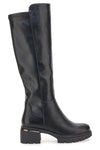 Le Havre RQ2222K7 schwarze hohe Stiefel mit Profilsohle
