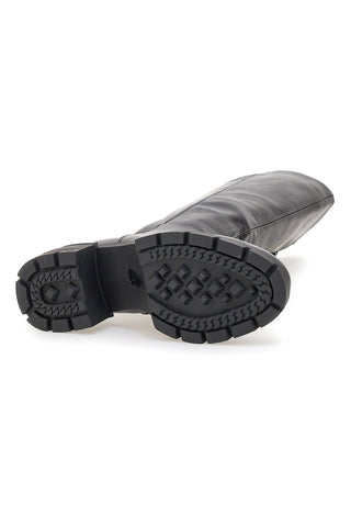 Le Havre RQ2222K7 schwarze hohe Stiefel mit Profilsohle