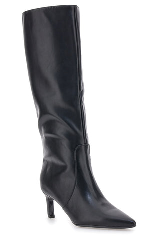Le Havre Paris 7729X10 Schwarze Stiletto-Stiefel mit mittelhohem Absatz