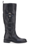Schwarze Lederstiefel mit Schnalle Pittarello class LL2516