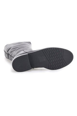 Stivali neri in vera pelle con zip laterale Pittarello Class RF24L447