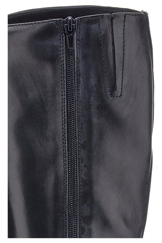 Stivali neri in vera pelle con zip laterale Pittarello Class RF24L447