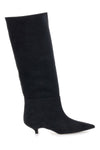 Francesca Gritti 330 Schwarze 3-in-1-Spulenstiefel mit niedrigem Absatz