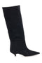 Francesca Gritti 330 Schwarze 3-in-1-Spulenstiefel mit niedrigem Absatz