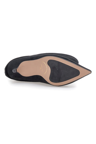 Francesca Gritti 330 Schwarze 3-in-1-Spulenstiefel mit niedrigem Absatz