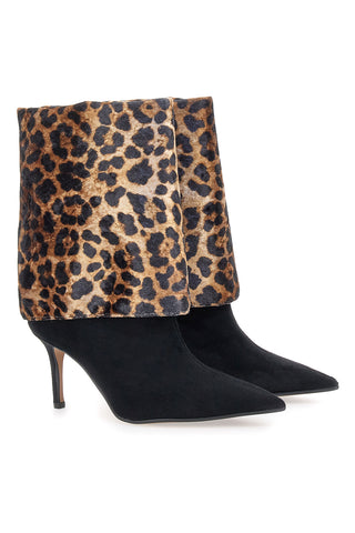 Francesca Gritti 370 Schwarze 3-in-1-Stiletto-Stiefel