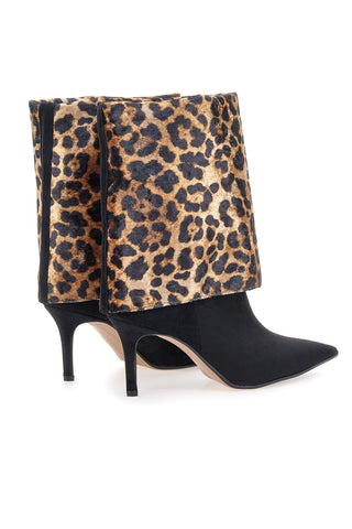 Francesca Gritti 370 Schwarze 3-in-1-Stiletto-Stiefel