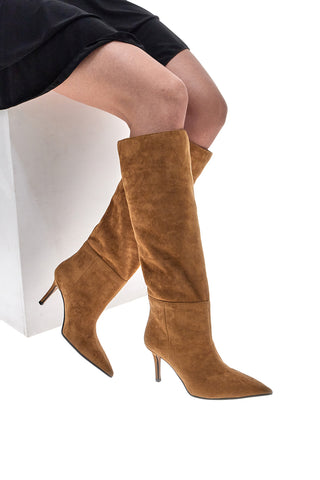 Francesca Gritti 370 3-in-1-Stiletto-Stiefel aus Leder