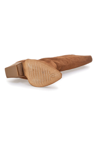 Stivali marroni in vera pelle stile texano Pittarello love TEX902