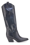 Stivali neri in vera pelle stile texano Pittarello love TEX902