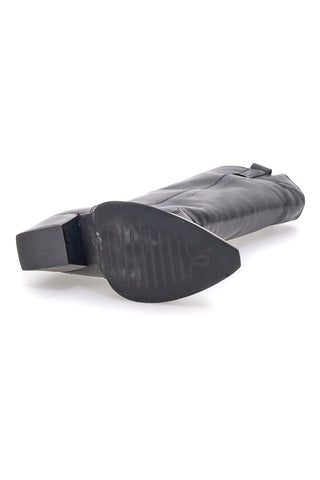 Schwarze Stiefel aus echtem Leder Texanischer Stil Pittarello Liebe TEX902