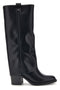 Stivali Neri con Gambale Alto e Tacco Squadrato Pittarello capsule BT24186024A