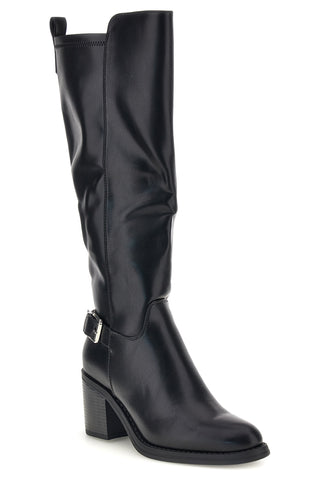 Stivali neri con fibbia e tacco largo Pittarello capsule BT24186034