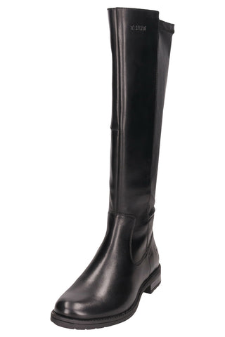 Stivali Neri in Pelle con Cerniera Bagatt D11AFS3F40591010