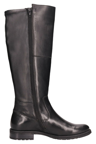 Stivali Neri in Pelle con Cerniera Bagatt D11AFS3F40591010