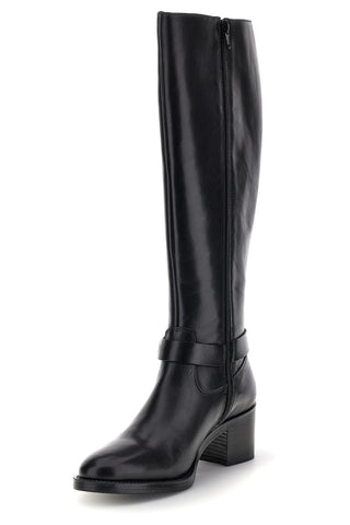 Stivali Neri in Pelle con Catena e Tacco Pittarello focus BB264206