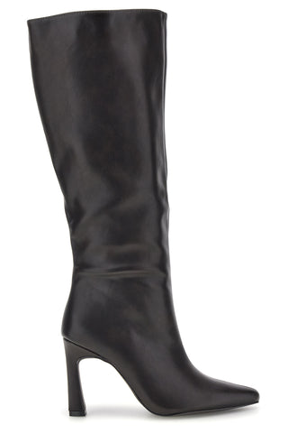 Schwarze, spitze Stiefel mit schmalem Absatz – Le Havre Paris 50076X01