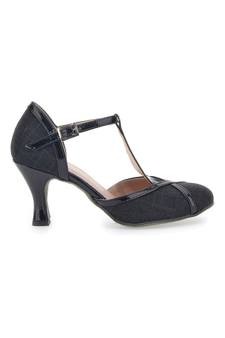 Scarpe da Ballo Nere con Cinturino The First Dance 325 75