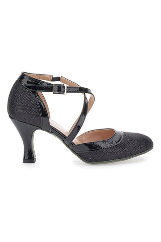 Scarpe da ballo nere con cinturino incrociato THE FIRST DANCE 4331