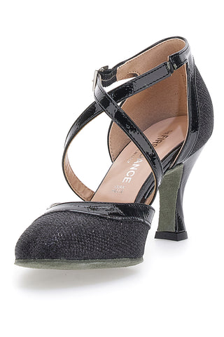 Scarpe da ballo nere con cinturino incrociato THE FIRST DANCE 4331