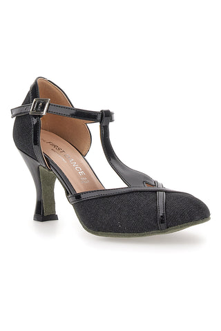 Schwarze Tanzschuhe mit mittlerem Absatz The First Dance 4325