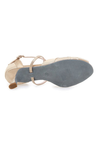 Scarpe da Ballo Beige Con Cinturini Incrociati Mon Dieu 1460502