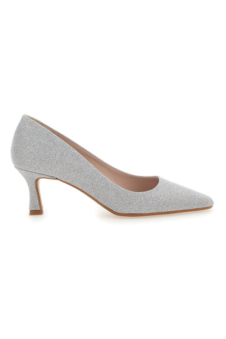 Décolleté Silber Spitzen-Effekt PITTARELLO ROMANTIC 2242