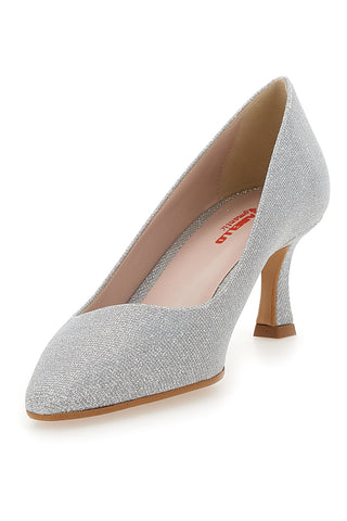 Décolleté Silber Spitzen-Effekt PITTARELLO ROMANTIC 2242