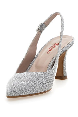 Décolleté Slingback Argento con Tacco a Punta PITTARELLO ROMANTIC 5371