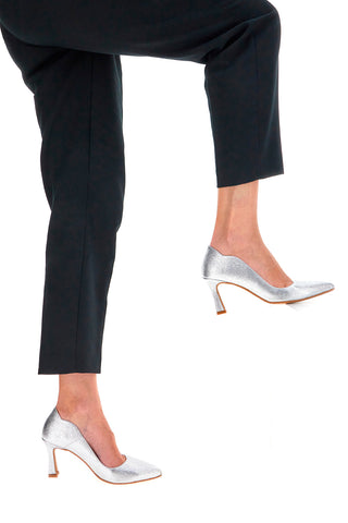 Silbernes spitzes Dekolleté PITTARELLO ROMANTIC 5384