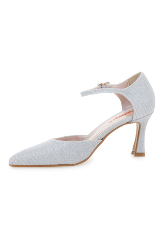 Décolleté Argento Con Cinturino alla Caviglia PITTARELLO ROMANTIC 5373