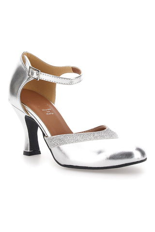 Scarpe da Ballo Argento Con Cinturino Mon Dieu Musique 11