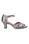 Scarpe da Ballo Grigie con Cinturino alla Caviglia e Tacco Medio MON DIEU MUSIQUE 14