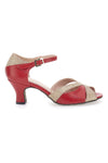 Scarpe da Ballo Rosse e Platino con Cinturino e Dettagli Scintillanti THE FIRST DANCE 5129