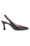 Schwarze Slingback-Pumps Made in Italy Pittarello 4371