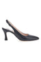 Schwarze Slingback-Pumps Made in Italy Pittarello 4371