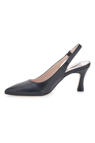 Schwarze Slingback-Pumps Made in Italy Pittarello 4371