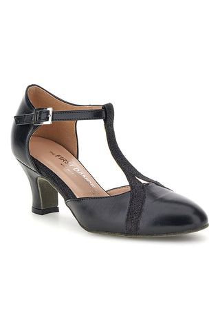 Scarpe da ballo nere con cinturino The first dance 6554