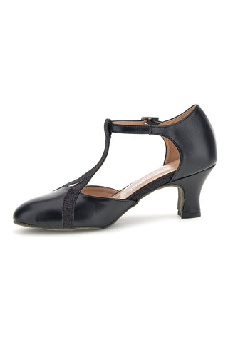 Scarpe da ballo nere con cinturino The first dance 6554
