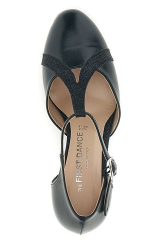 Scarpe da ballo nere con cinturino The first dance 6554
