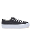W Max 38 Schwarze Flatform-Sneaker