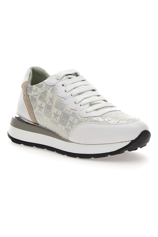 Von Byblos 241 Weiße Sneakers mit Lederinnensohle