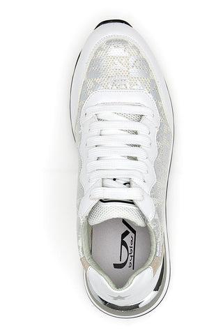 Von Byblos 241 Weiße Sneakers mit Lederinnensohle