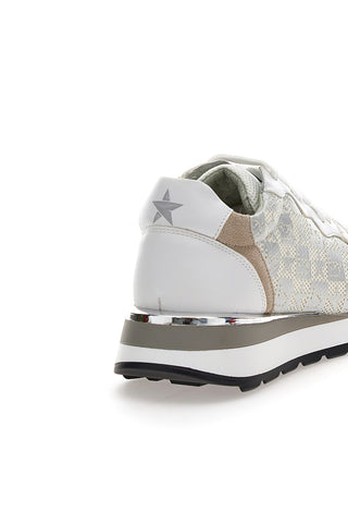 Von Byblos 241 Weiße Sneakers mit Lederinnensohle