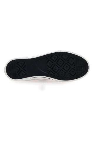 Hohe Canvas-Sneaker von Byblos 101 Weiß, Schwarz und Pink