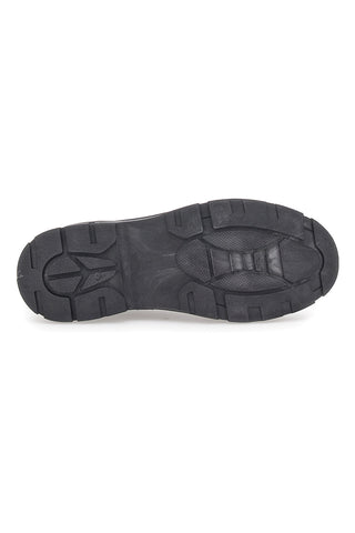 Schwarze Seidensneaker mit Baumwollgürtel